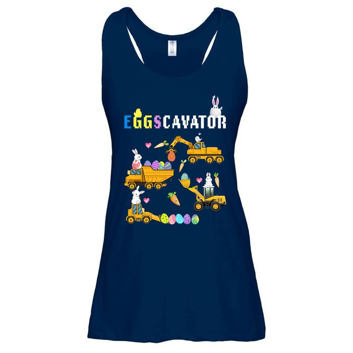 EggsCavator Funny Easter Egg Hunt Ladies Essential Flowy Tank