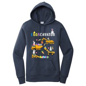 EggsCavator Funny Easter Egg Hunt Women's Pullover Hoodie