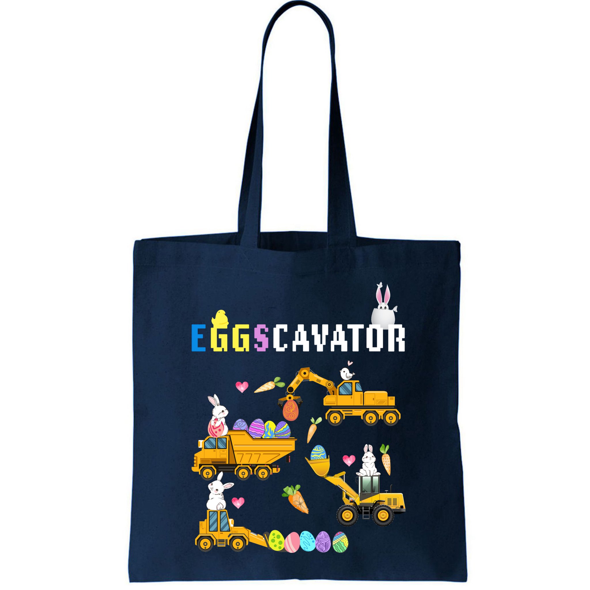 EggsCavator Funny Easter Egg Hunt Bag