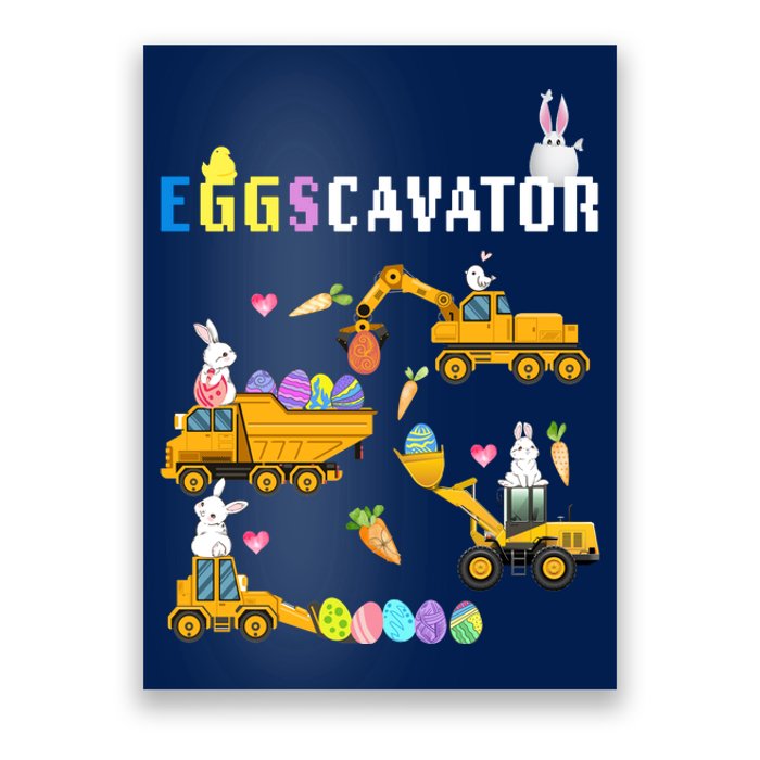 EggsCavator Funny Easter Egg Hunt Poster