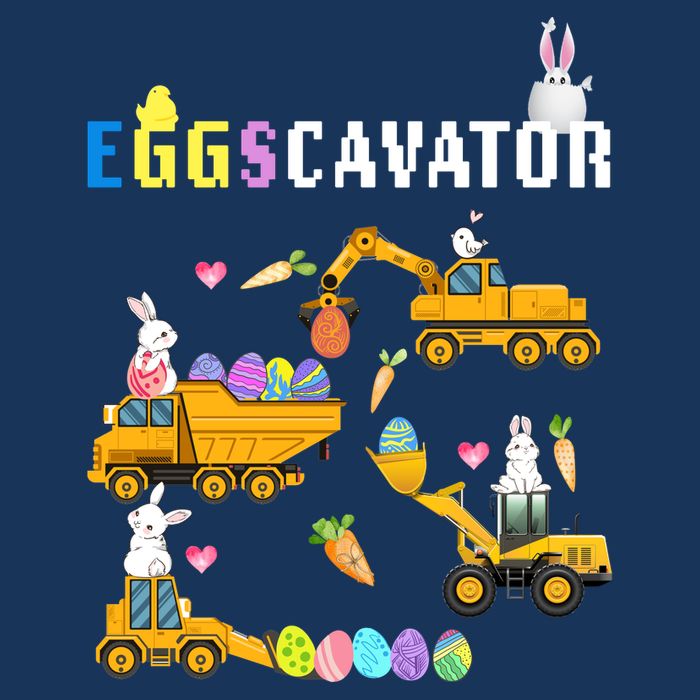 EggsCavator Funny Easter Egg Hunt Baby Bodysuit