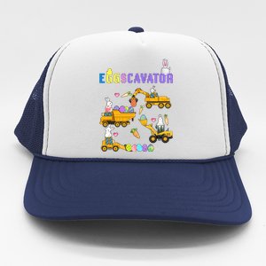 EggsCavator Funny Easter Egg Hunt Trucker Hat