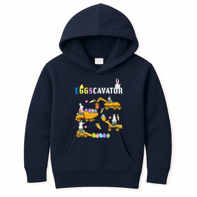 EggsCavator Funny Easter Egg Hunt Kids Hoodie