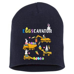 EggsCavator Funny Easter Egg Hunt Short Acrylic Beanie