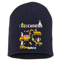 EggsCavator Funny Easter Egg Hunt Short Acrylic Beanie