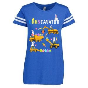 EggsCavator Funny Easter Egg Hunt Enza Ladies Jersey Football T-Shirt