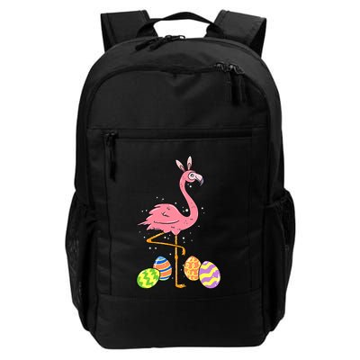 Easter Flamingo Easter Bunny Egg Basket Funny Easter Backpack