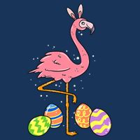 Easter Flamingo Easter Bunny Egg Basket Funny Easter Mesh Reversible Basketball Jersey Tank