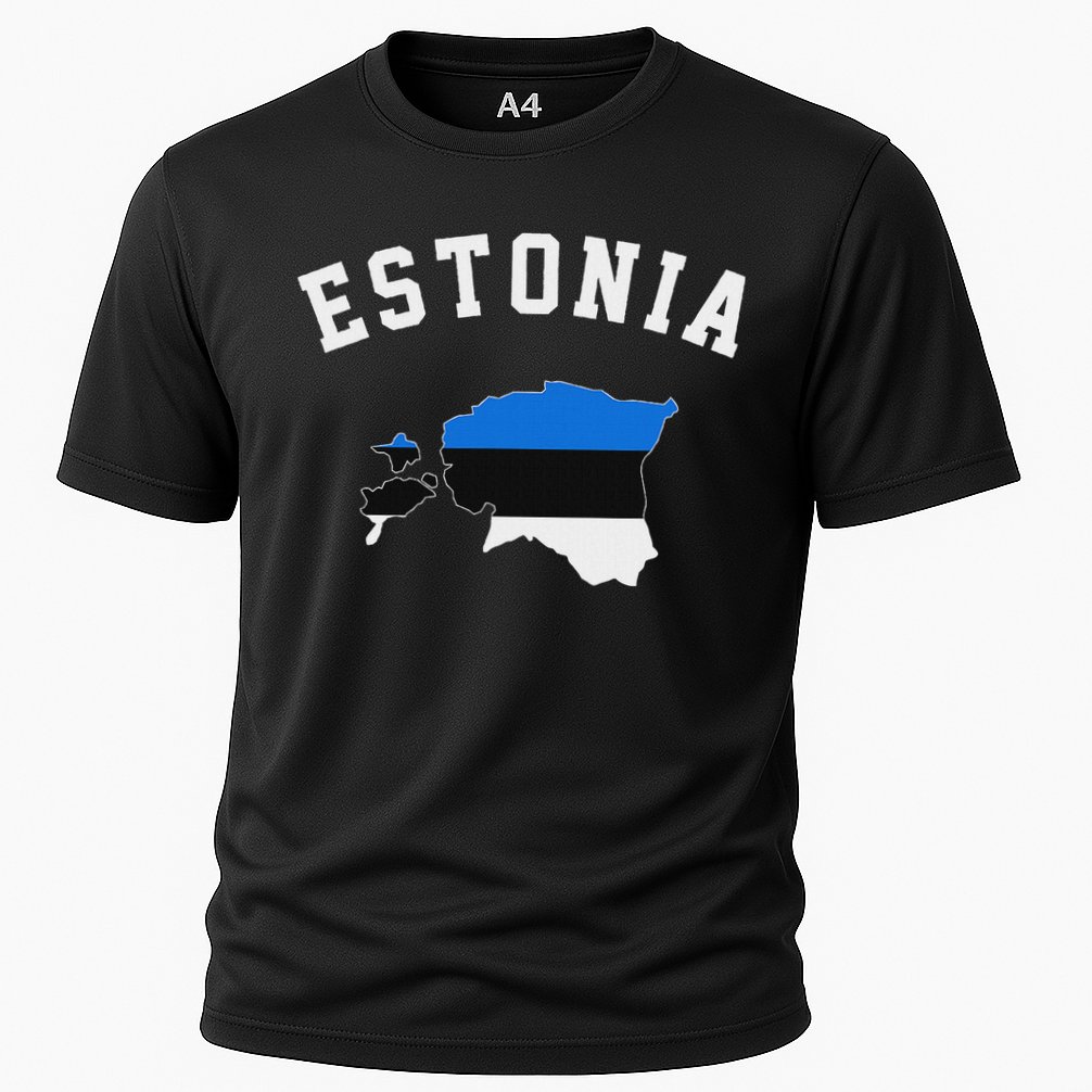 Estonian Flag Estonia Cooling Performance Crew T-Shirt