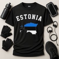 Estonian Flag Estonia Cooling Performance Crew T-Shirt