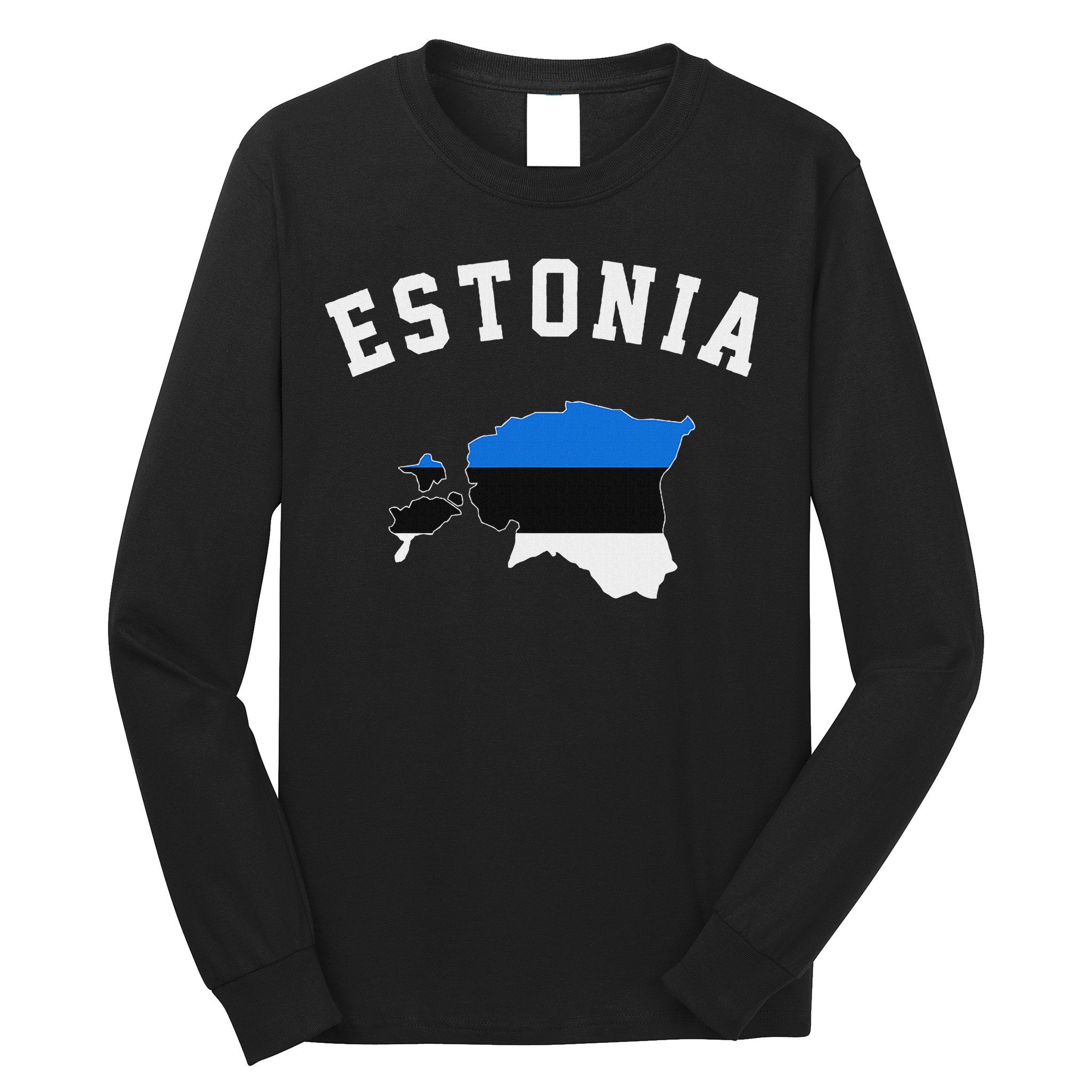Estonian Flag Estonia Long Sleeve Shirt