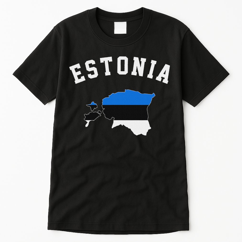 Estonian Flag Estonia Tall T-Shirt