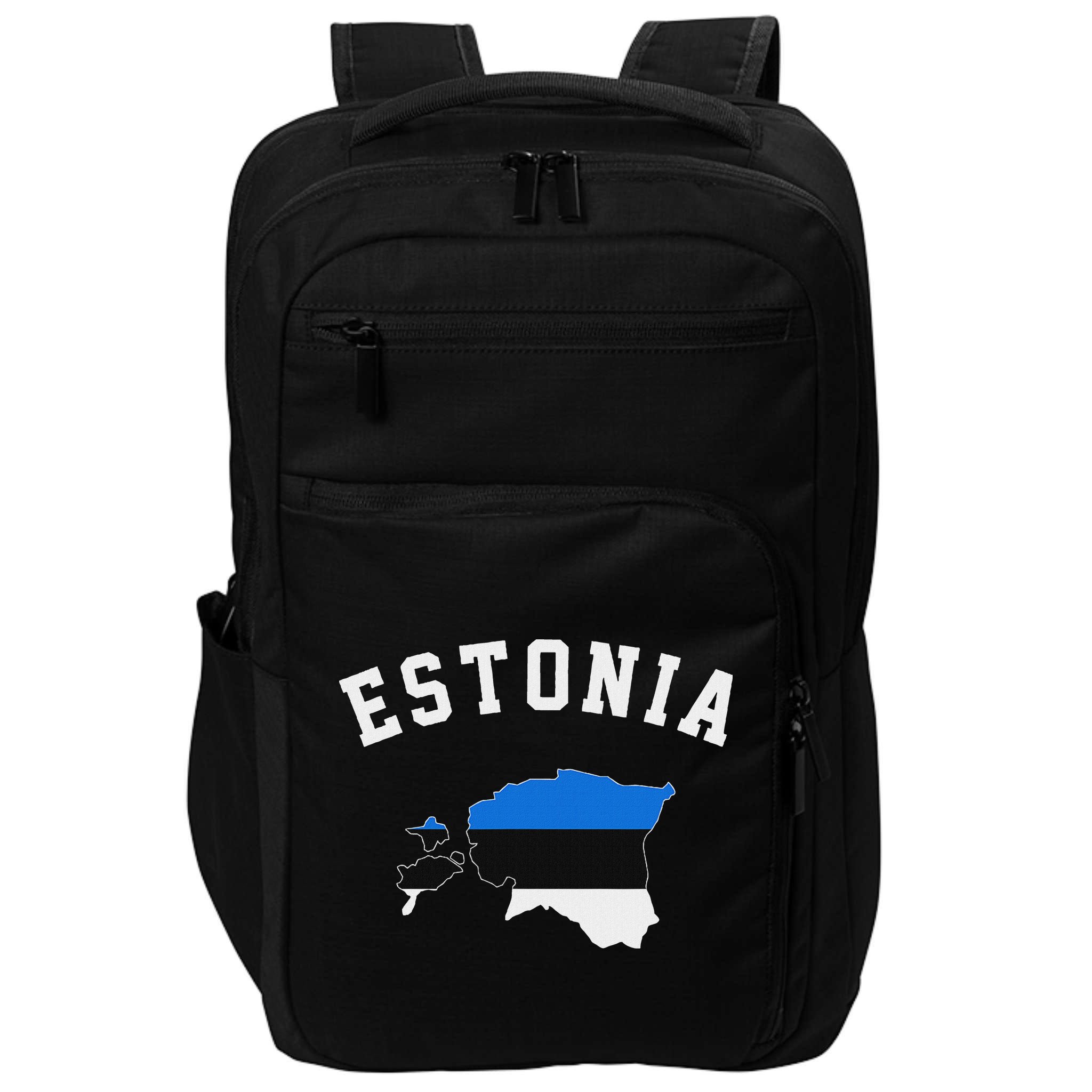 Estonian Flag Estonia Impact Tech Backpack