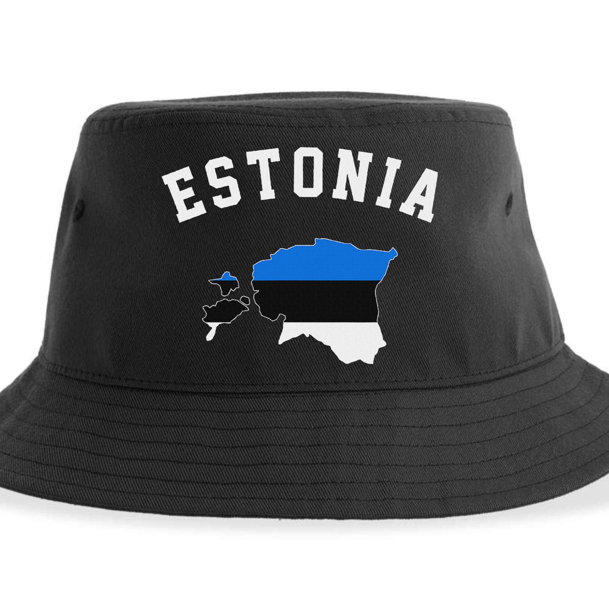 Estonian Flag Estonia Sustainable Bucket Hat