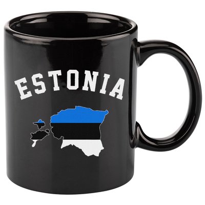Estonian Flag Estonia 11oz C Handle Ceramic Mug