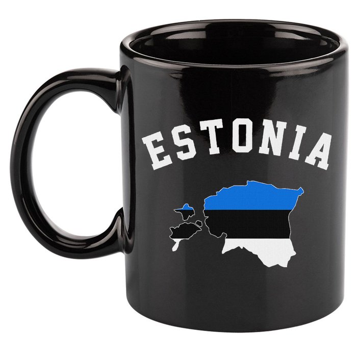 Estonian Flag Estonia 11oz C Handle Ceramic Mug