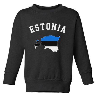 Estonian Flag Estonia Toddler Sweatshirt