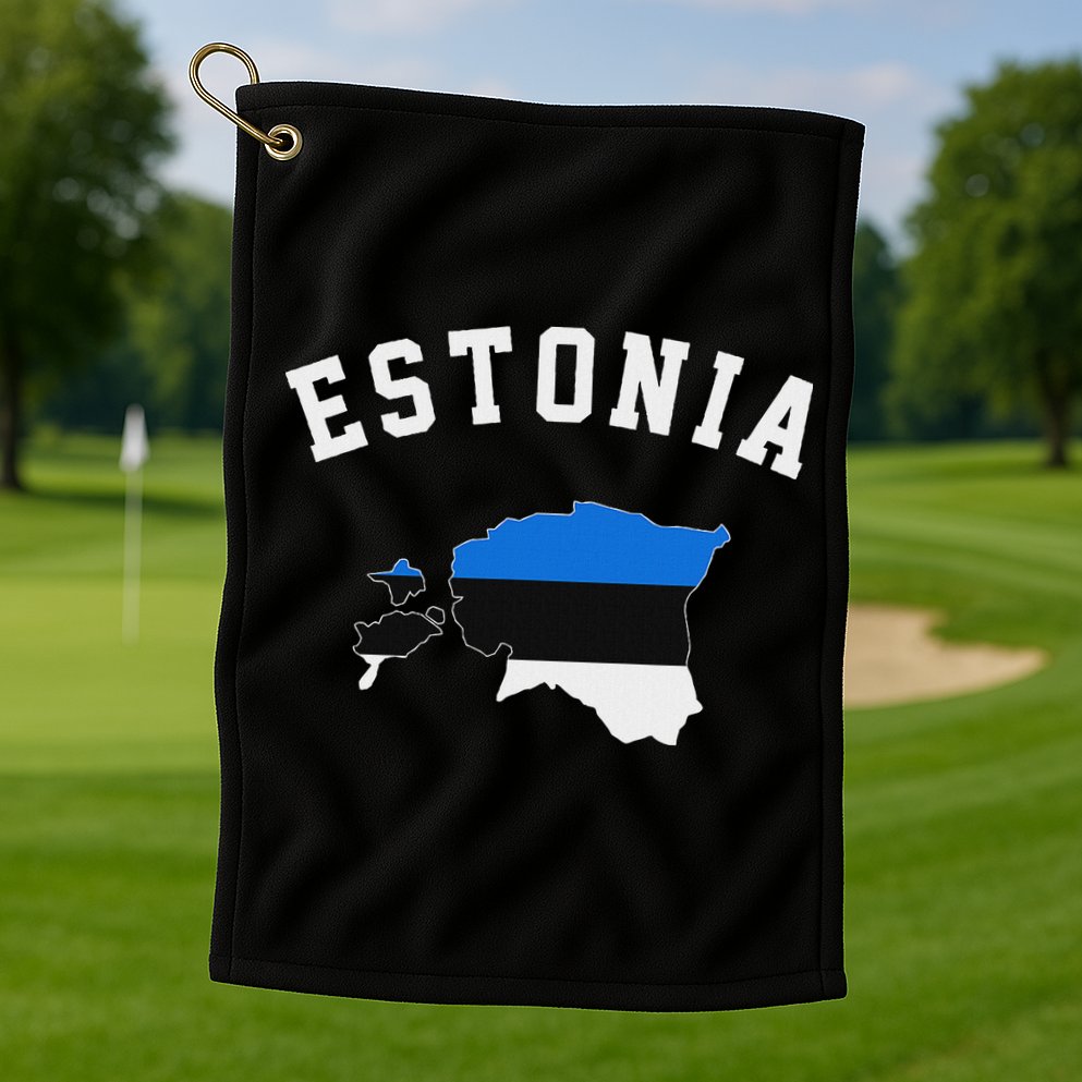 Estonian Flag Estonia Golf Towel