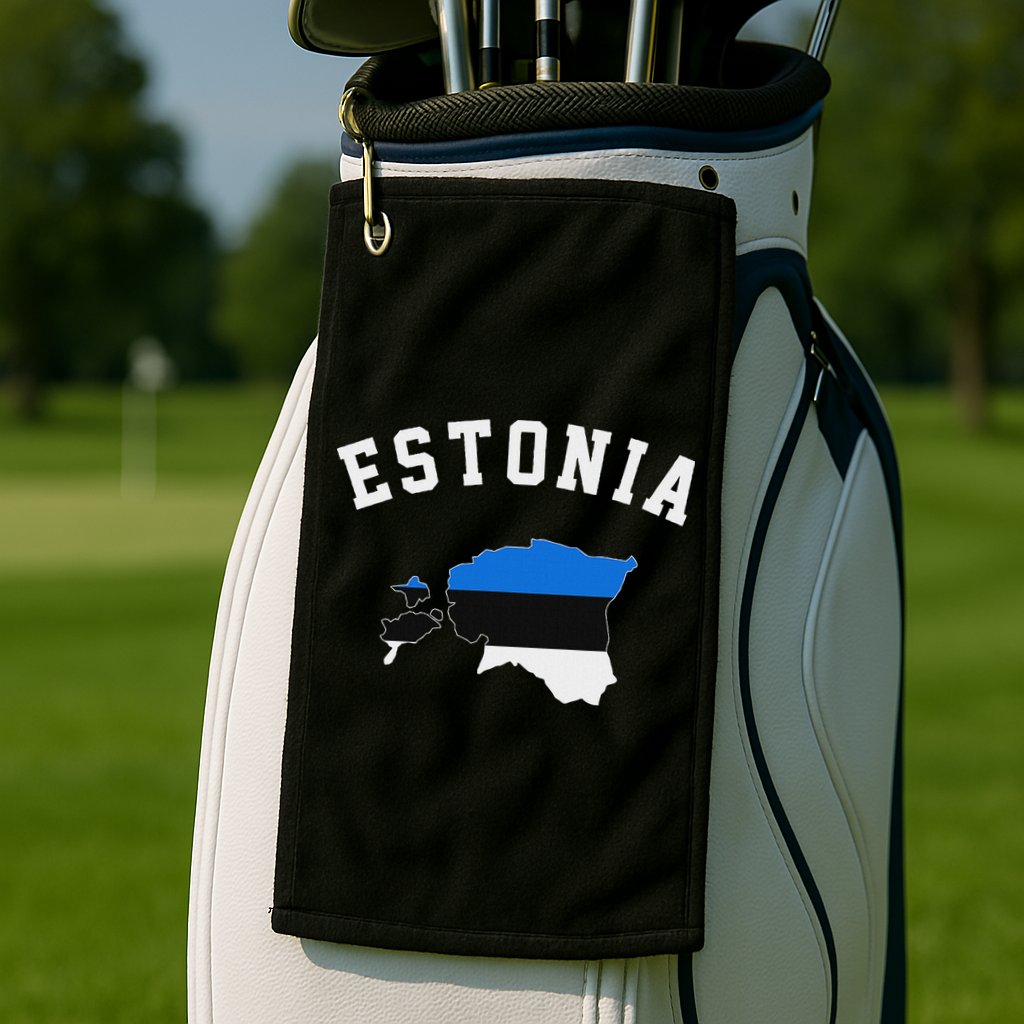 Estonian Flag Estonia Golf Towel