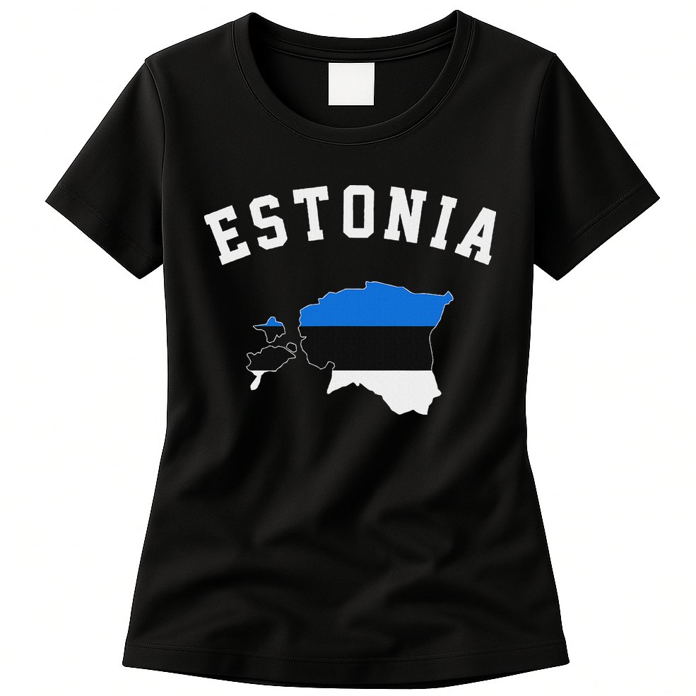 Estonian Flag Estonia Womens T-Shirt