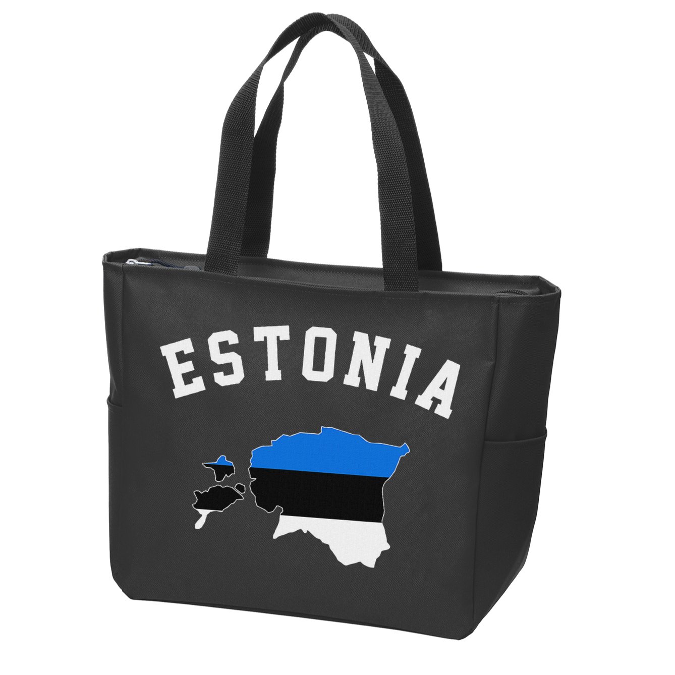 Estonian Flag Estonia Zip Tote Bag