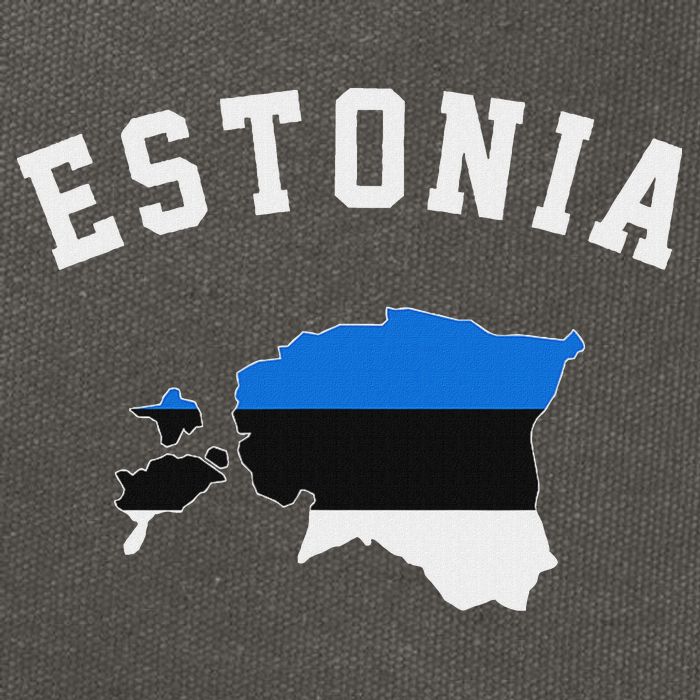 Estonian Flag Estonia Cotton Canvas Backpack
