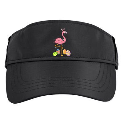 Easter Flamingo Easter Bunny Egg Basket Funny Easter Adult Drive Performance Visor