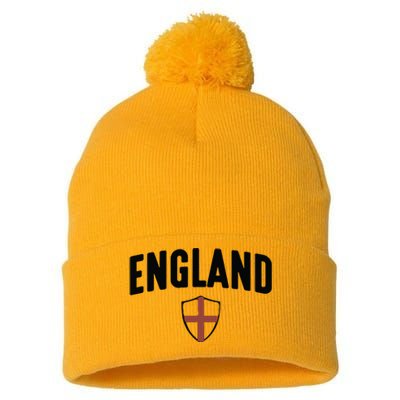 England Football Pom Pom 12in Knit Beanie