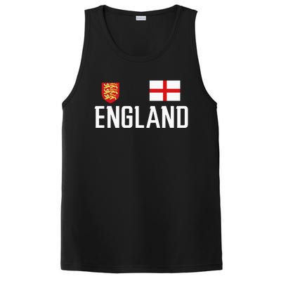 England Flag English Football Soccer Fan PosiCharge Competitor Tank