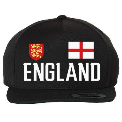 England Flag English Football Soccer Fan Wool Snapback Cap