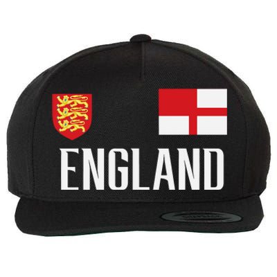 England Flag English Football Soccer Fan Wool Snapback Cap