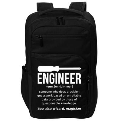 Engineer Funny Impact Tech Backpack