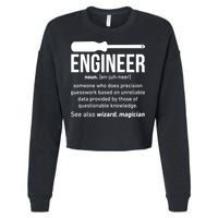 Engineer Funny Cropped Pullover Crew