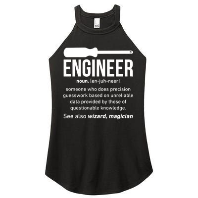 Engineer Funny Women's Perfect Tri Rocker Tank