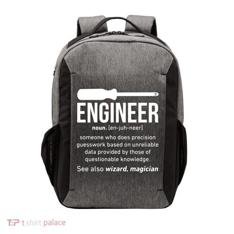 Engineer Funny Vector Backpack