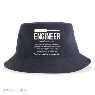Engineer Funny Sustainable Bucket Hat