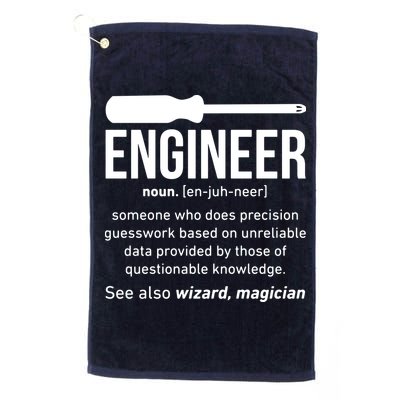 Engineer Funny Golf Towel