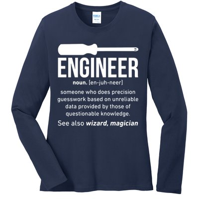 Engineer Funny Ladies Long Sleeve Shirt