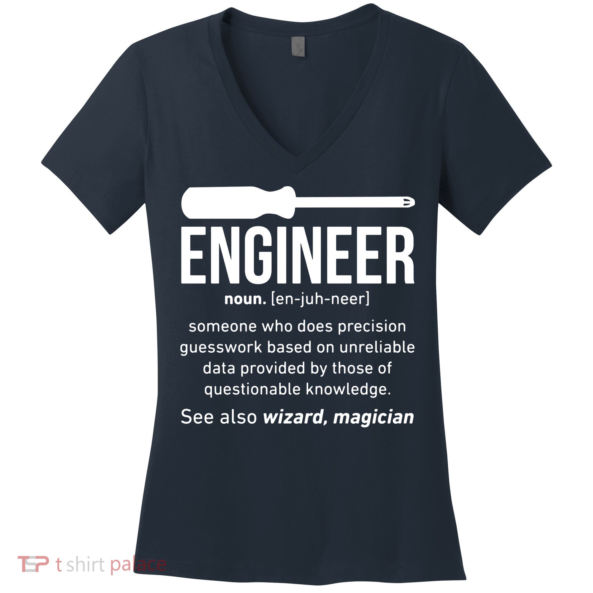 Engineer Funny Women's V-Neck T-Shirt