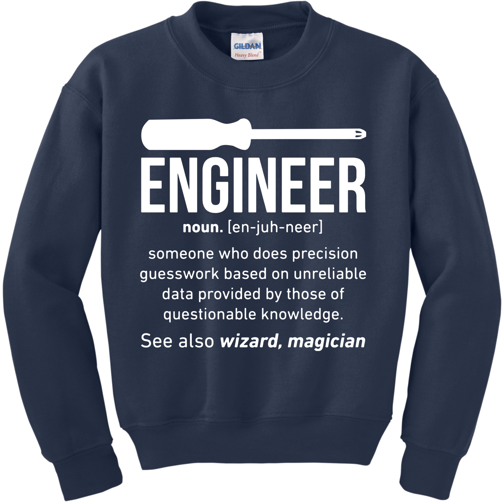 Engineer Funny Kids Sweatshirt