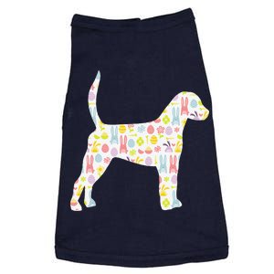 English Foxhound Easter Bunny Dog Silhouette Doggie Tank