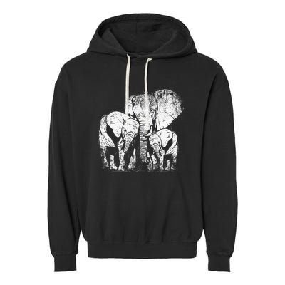 Elephant Family Elephant Garment-Dyed Fleece Hoodie