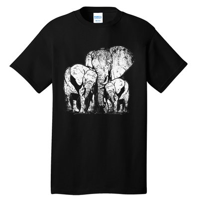 Elephant Family Elephant Tall T-Shirt