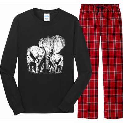 Elephant Family Elephant Long Sleeve Pajama Set