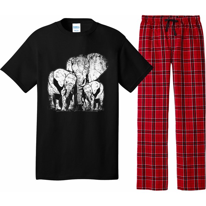 Elephant Family Elephant Pajama Set