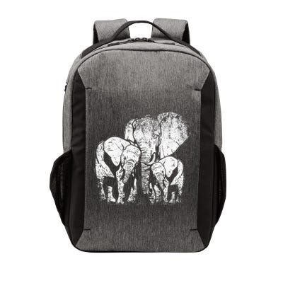 Elephant Family Elephant Vector Backpack