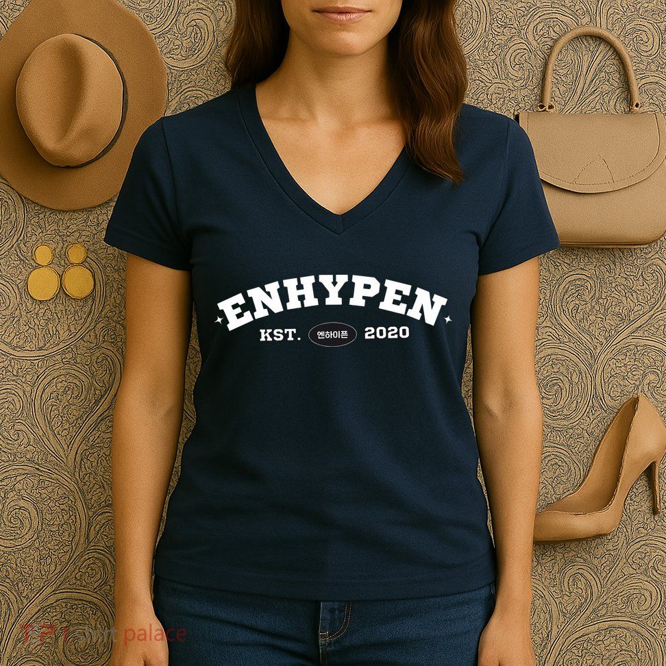 Enhypen Famous Women's V-Neck T-Shirt