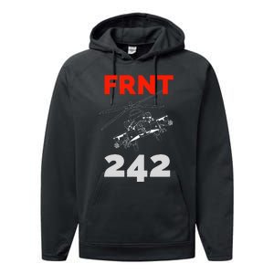 Ebm Front Electronic Body Music Pro Frnt 242 Performance Fleece Hoodie