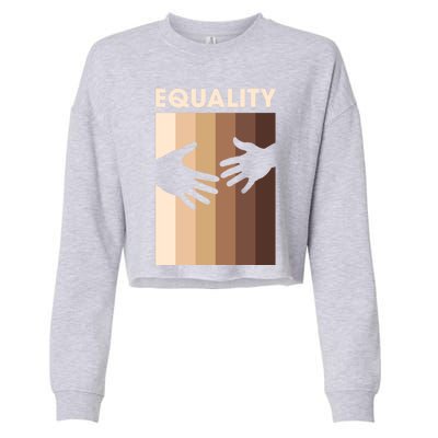 Equality For Equal And Hu Civil Rights Gift Cropped Pullover Crew