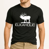 Elkaholic Funny Elk Hunting Gift Cooling Performance Crew T-Shirt